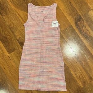American Eagle Outfitters Pastel Striped Knit Top